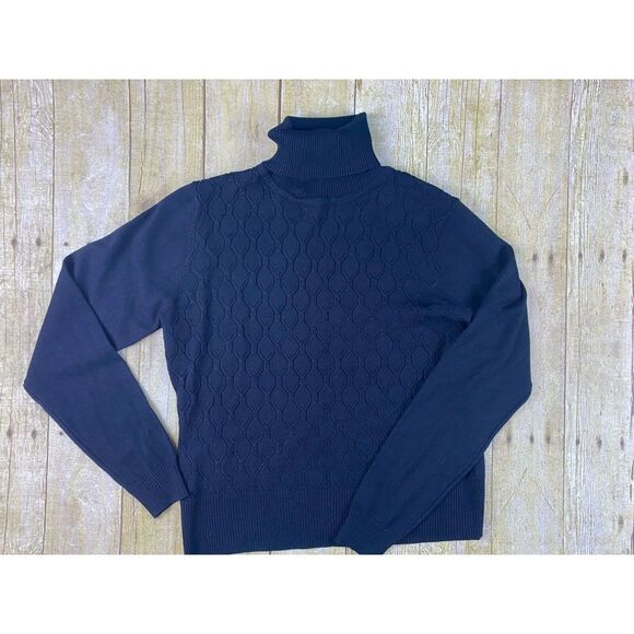 Esperanza New York Women's Black Knit‎ Turtleneck Size Petite Small New - Picture 1 of 10